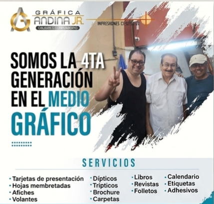 La familia detrás de Gráfica Andina JR